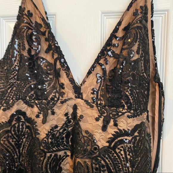 FP Free people Black Nights Shimmers Mini dress - Picture 8 of 12